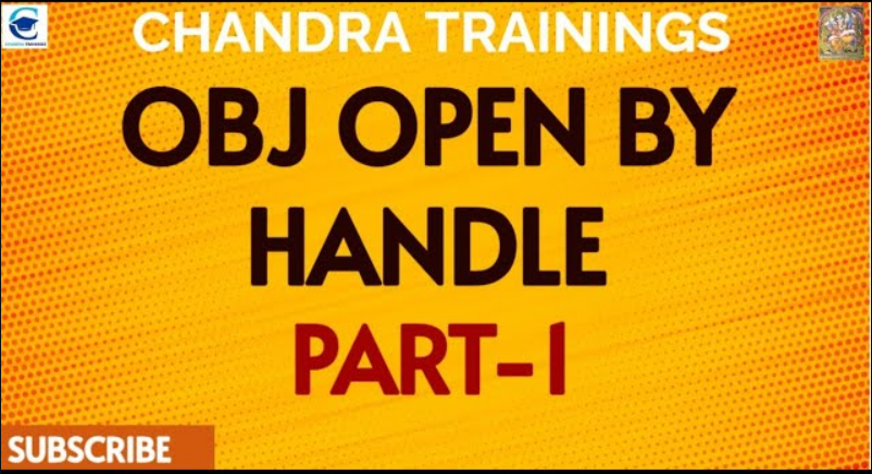 OJB OPEN BY HANDLE-Part1