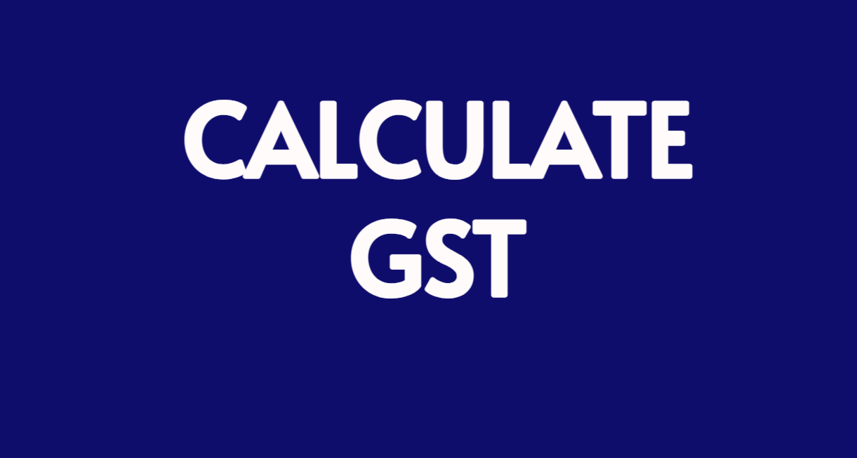 Calculate GST-Task