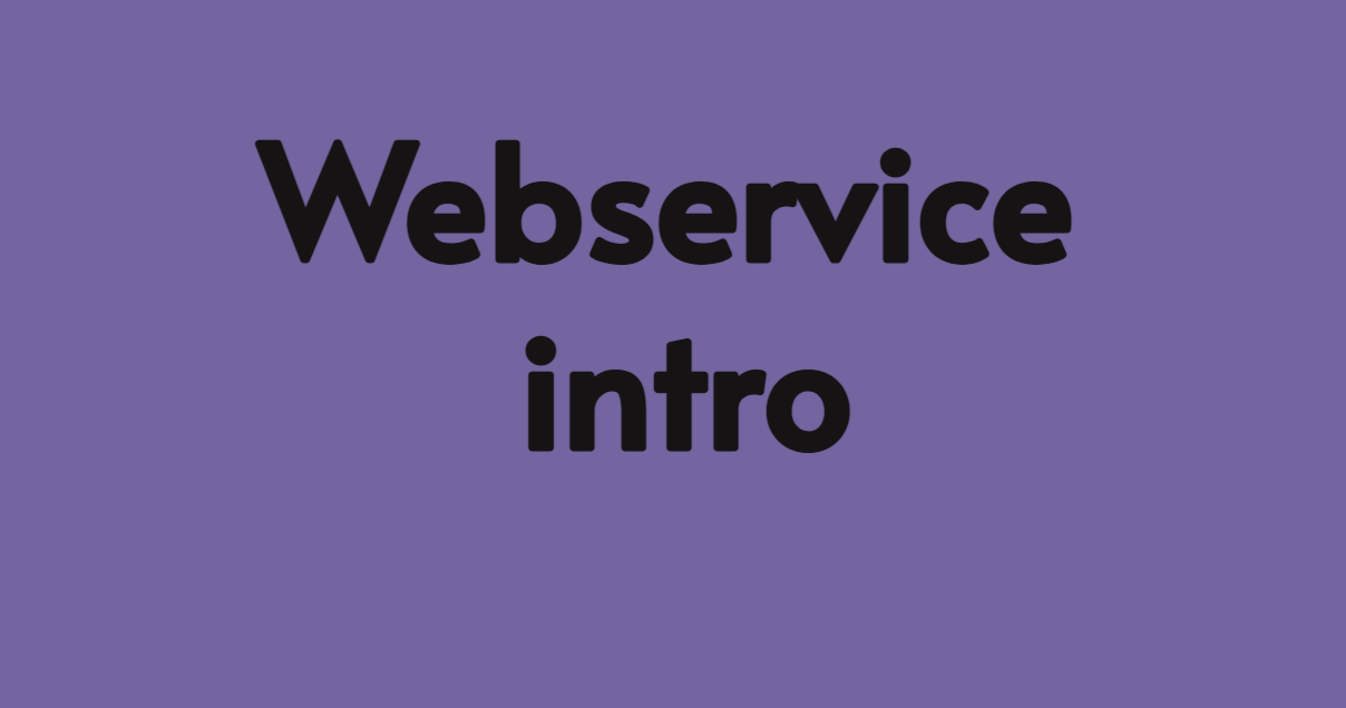 Webservice intro-pega